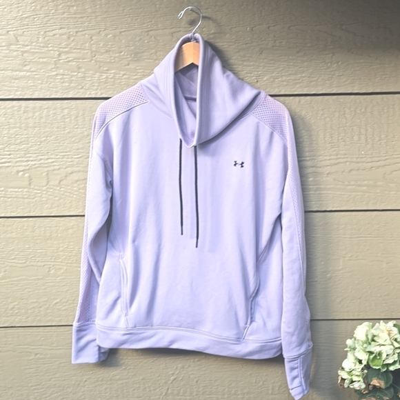 Under Armour UA Featherweight Fleece Funnel Neck Sweatshirt 1347422 - Picture 1 of 7